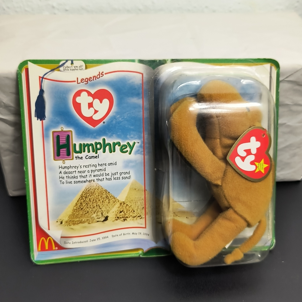 Ty Teenie Beanie 2000 McDonald's Humphrey The Camel Tan - Vintage